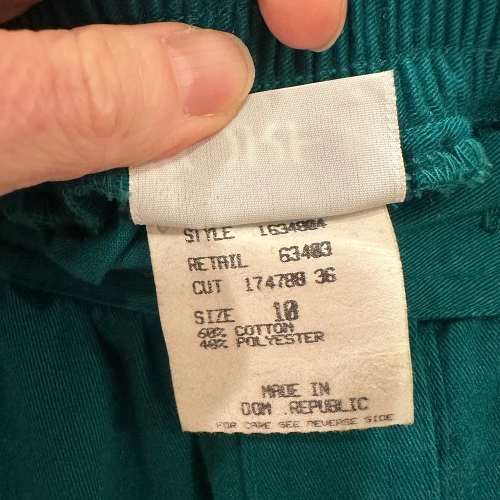 Koret Teal Button Front Midi Skirt Size 10